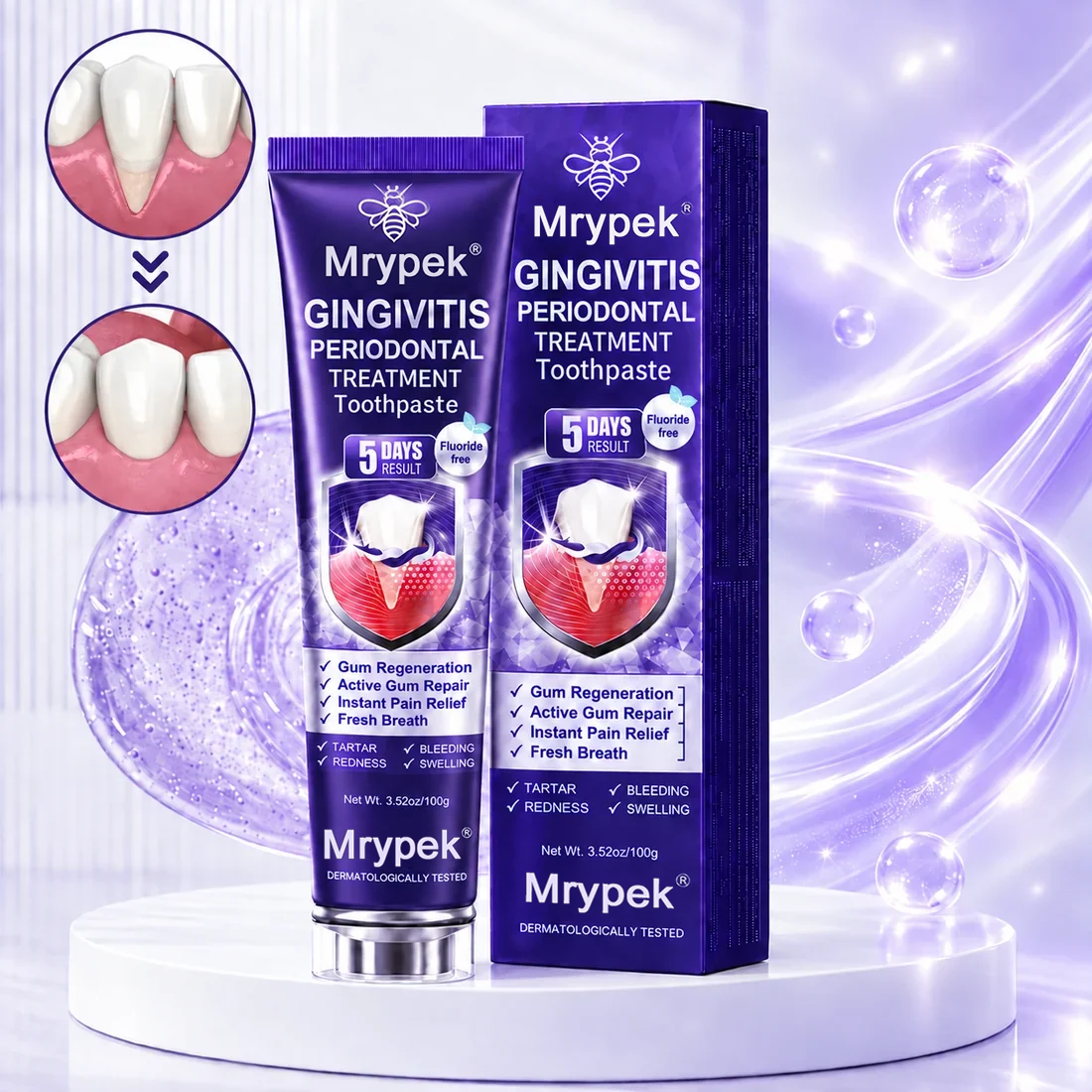 Clinical-Strength Toothpaste for Advanced Gum & Periodontal Repair