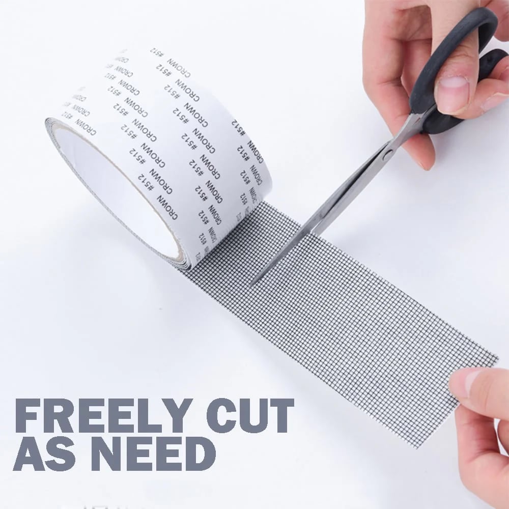 🔥Window Screen Repair Tape, Adhesive Gray Screen Repair Strip