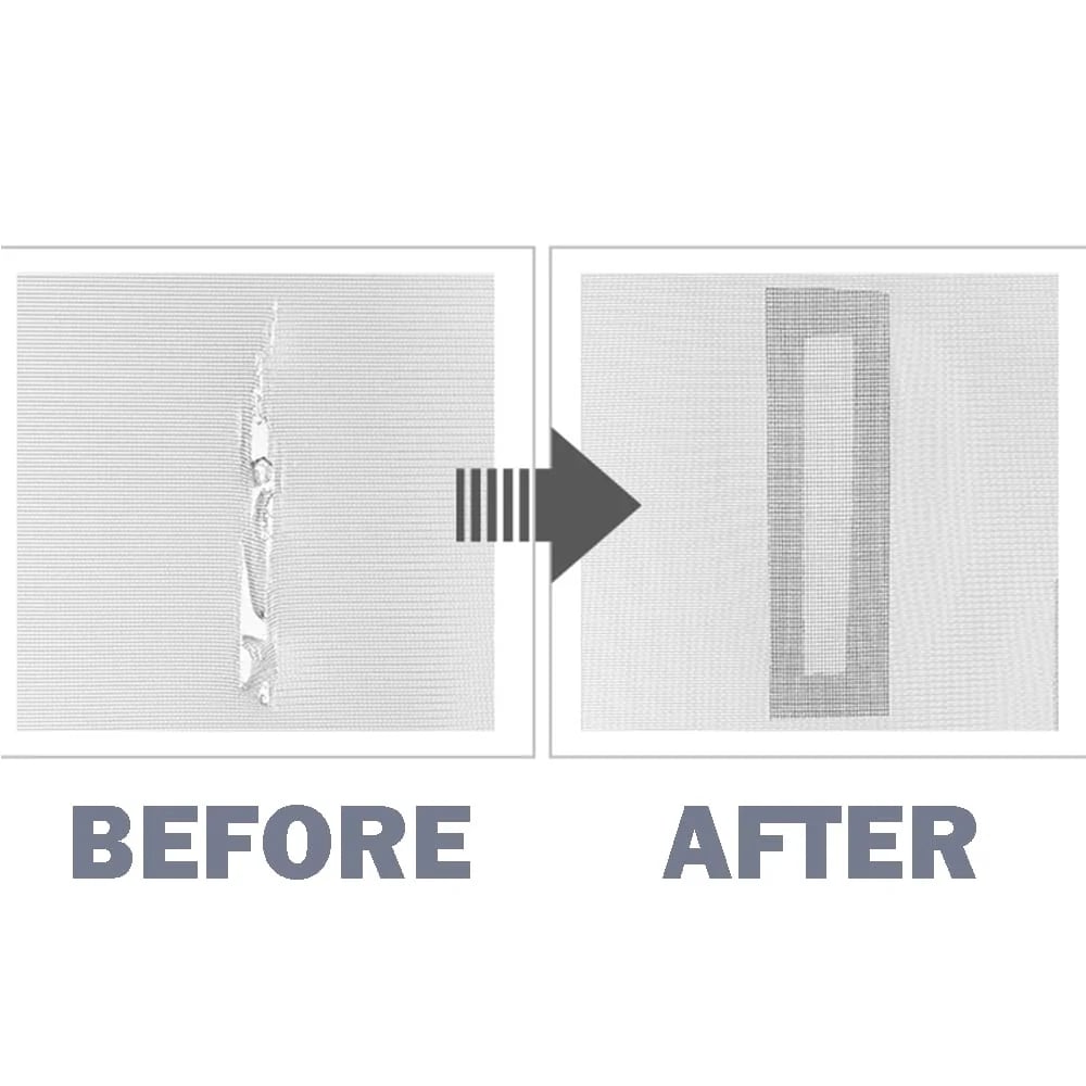 🔥Window Screen Repair Tape, Adhesive Gray Screen Repair Strip