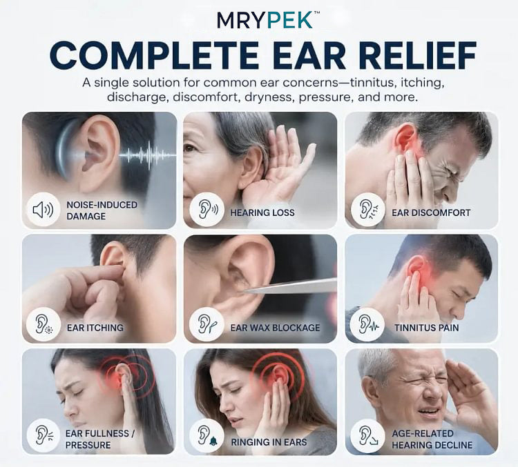 MRYPEK HEARING REPAIR MICRONEEDLE PATCHES ✅ Targets Hearing Loss, Tinnitus, Ear Infections, Balance Disorders, and Age-Related Ear Degeneration.