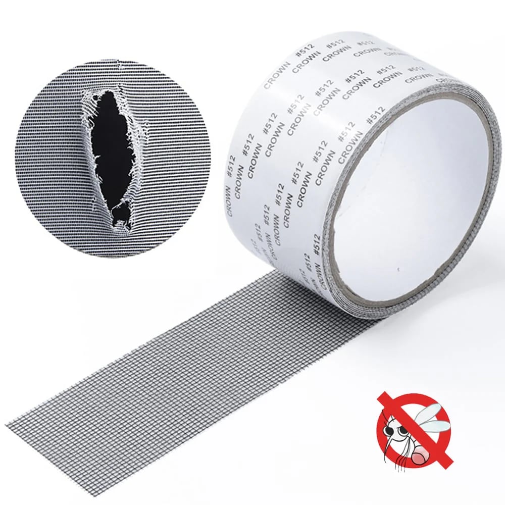 🔥Window Screen Repair Tape, Adhesive Gray Screen Repair Strip