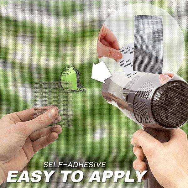 🔥Window Screen Repair Tape, Adhesive Gray Screen Repair Strip