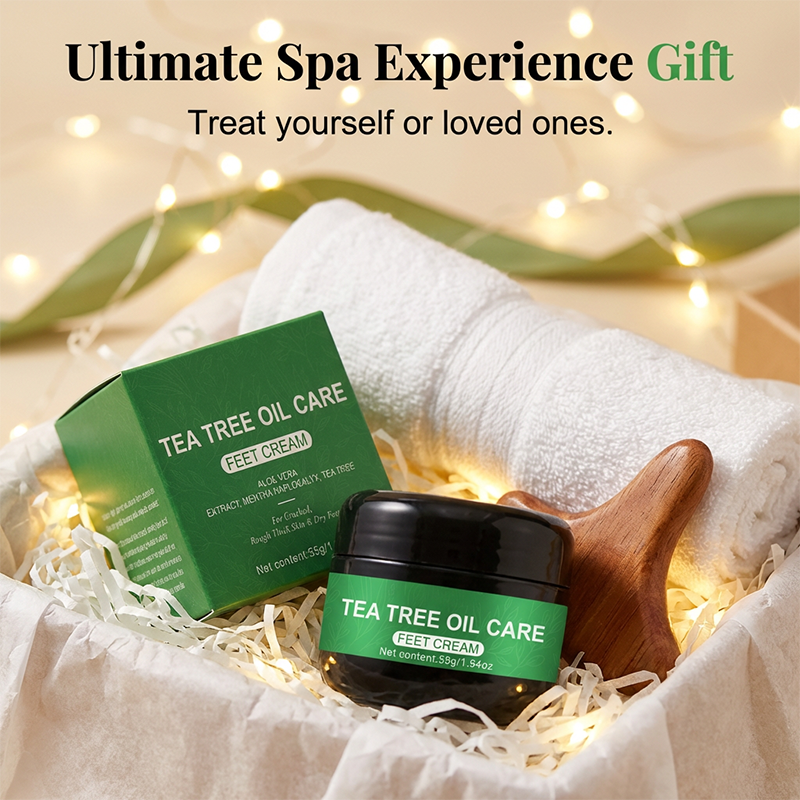 👣 Natural Tea Tree Oil Foot Care ✨ Refreshing, Nourishing & Gentle Daily Care for Soft, Smooth Feet 💚