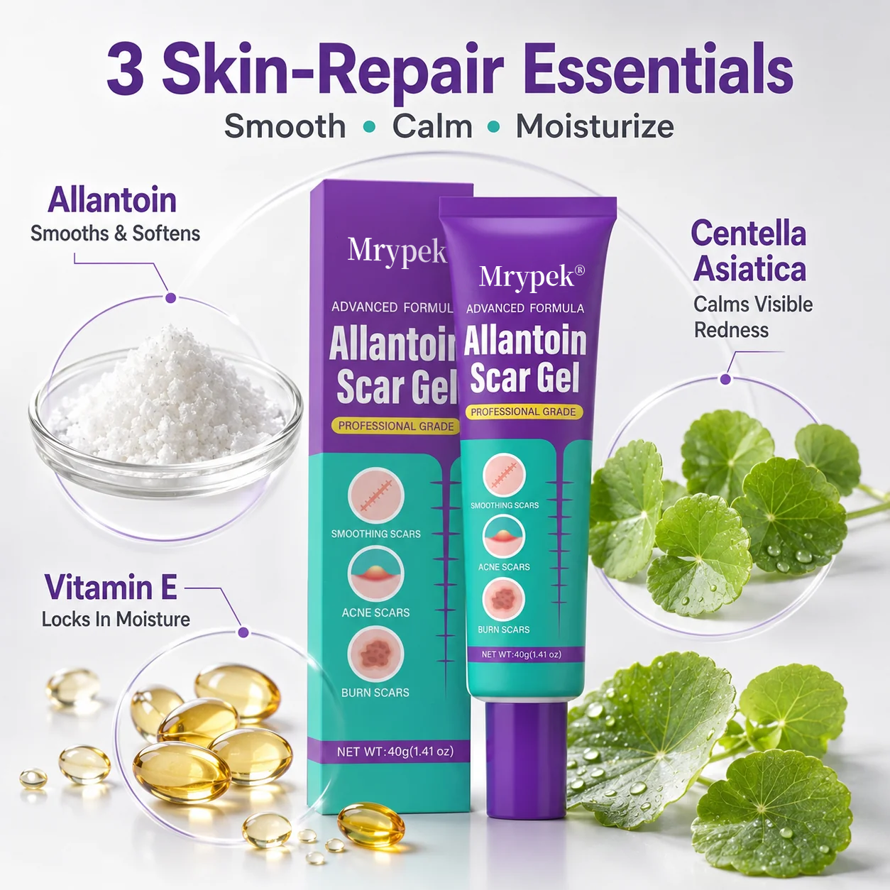 Mrypek® Allantoin Scar Gel- limited-time discount
