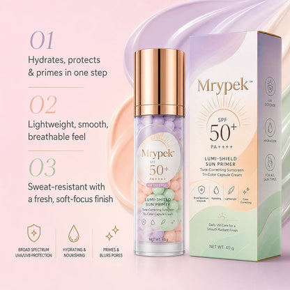 Mrypek™ Three-Color Protective Isolation Cream with SPF 50 Coverage