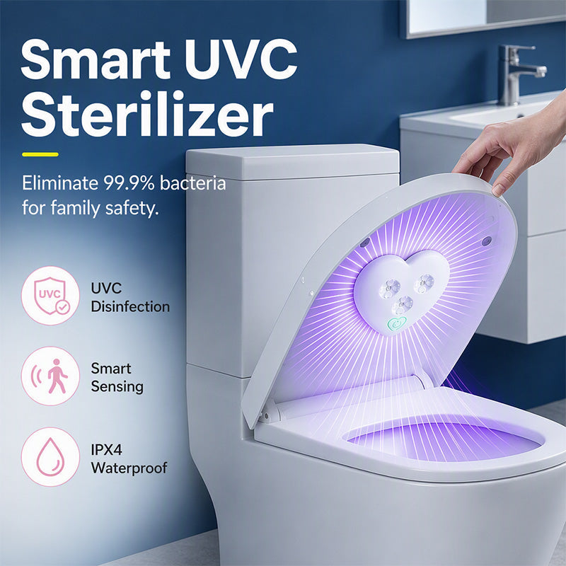 🔥Last day buy 1 get 1 free🔥Smart UVC Toilet Sterilizer Light